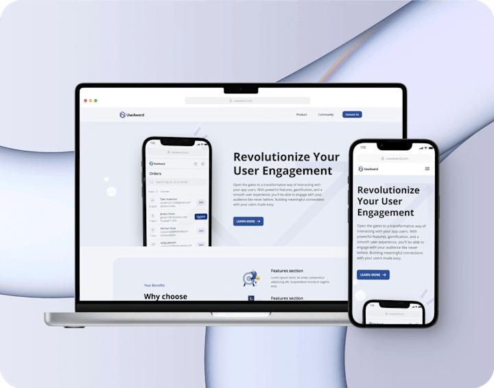 Cover image for UseAward Landing Page