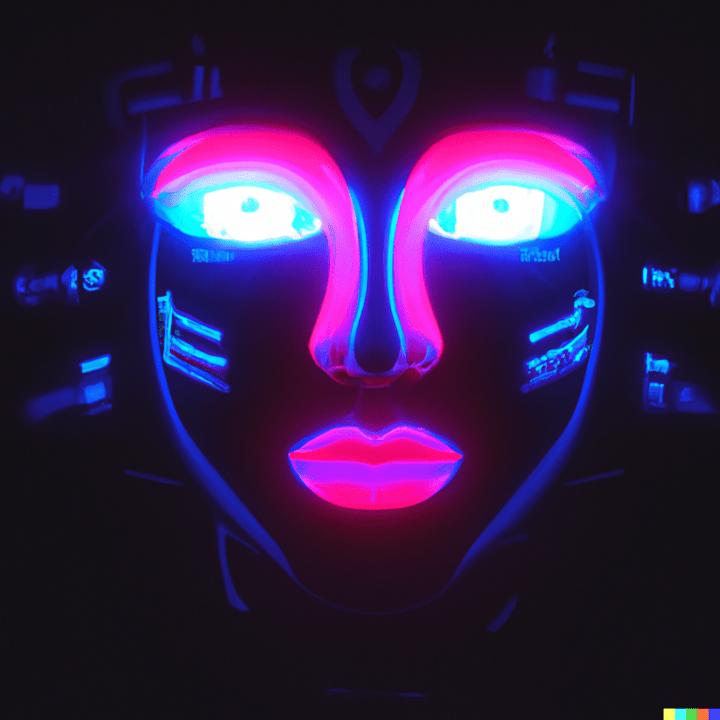 Cover image for Neon Faces