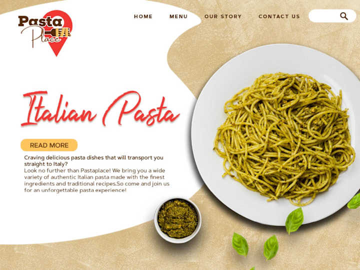 Cover image for Food business website