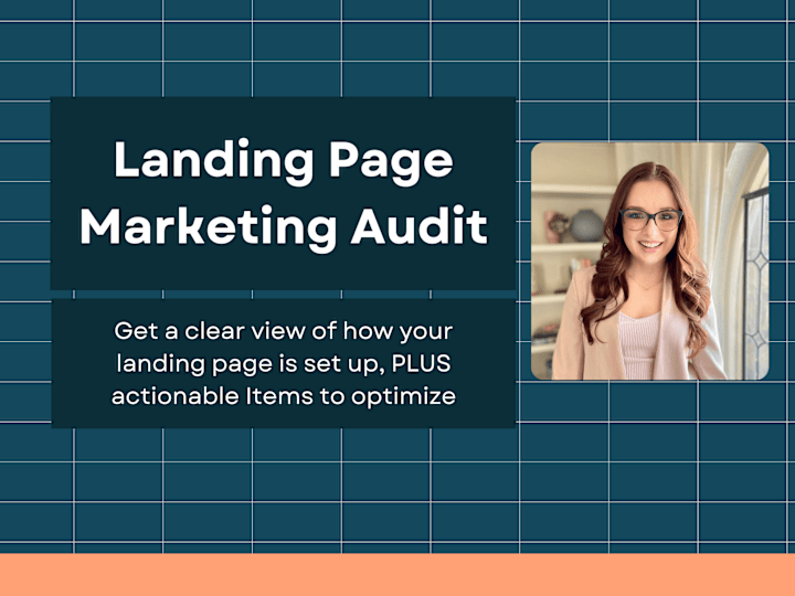 Cover image for ✅ Landing Page Audit | make the most of your marketing efforts