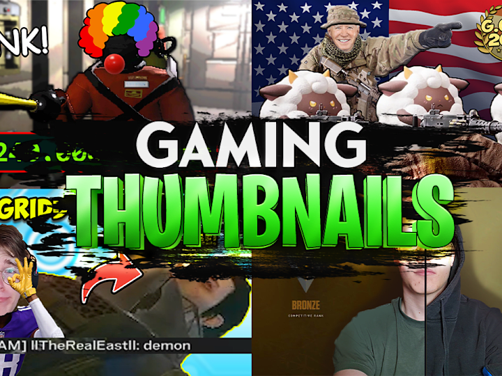Cover image for YouTube Gaming Thumbnails - Stand Out. Get Clicks. See Results.