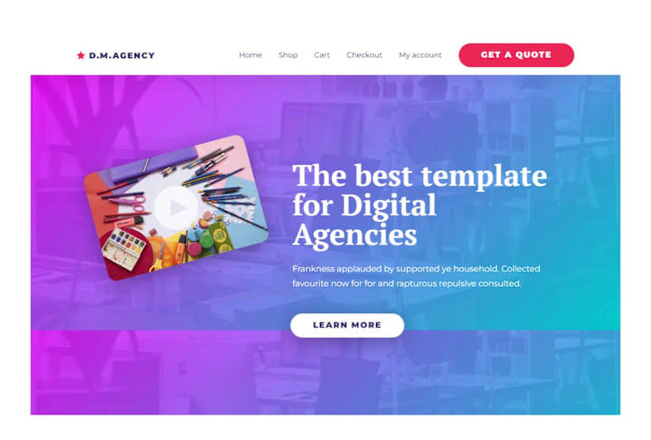 Cover image for Digital Agency website