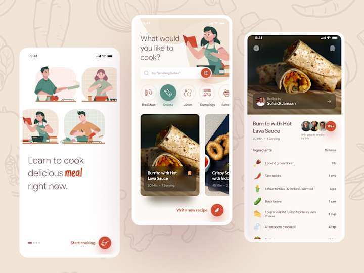 Cover image for Food Recipe Mobile App