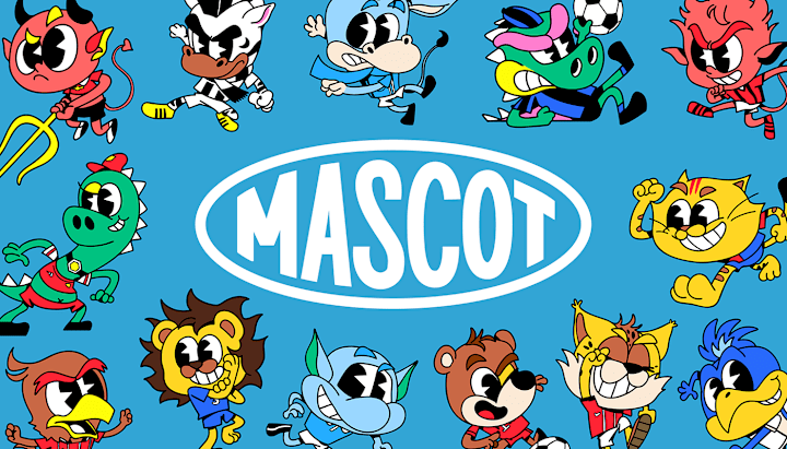 Cover image for Retro Football Mascots