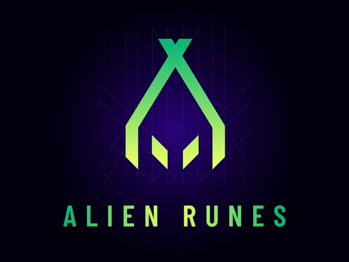 Cover image for Alien Runes - Landing Page and Logo Design for NFT collection