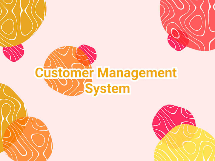 Cover image for Customer Management System 