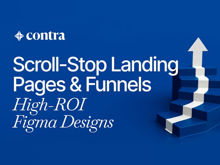 Cover image for 🔥 Scroll-Stop Landing Pages & Funnels | High-ROI Figma Designs