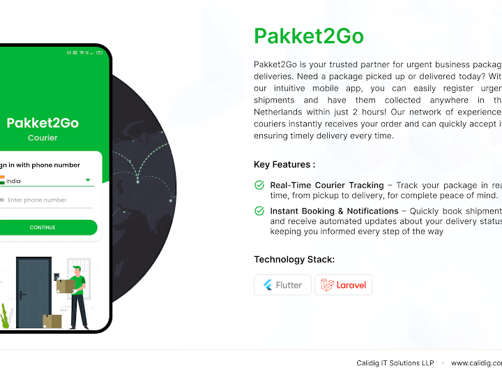 Cover image for Pakket2Go – Same-Day Parcel Delivery App