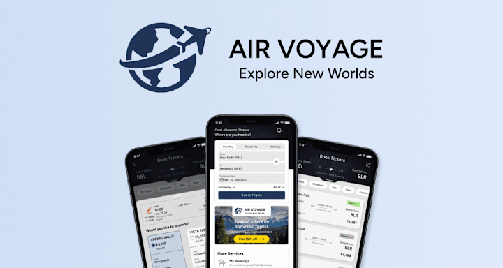 Cover image for Flight Booking App UI Design