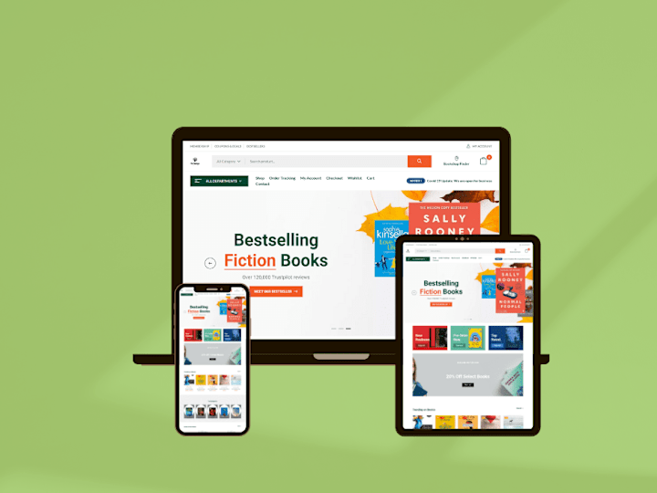 Cover image for Bookstore Website Refresh and Enhancement Case Study