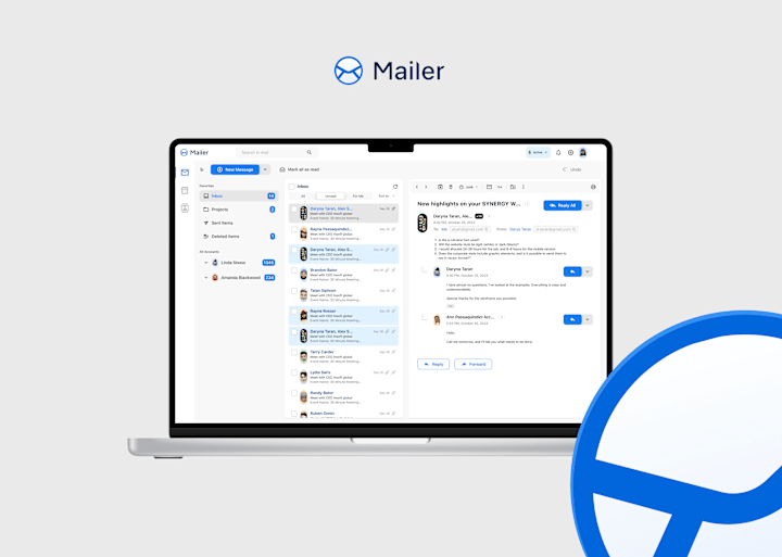 Cover image for Mailer App UI Kit