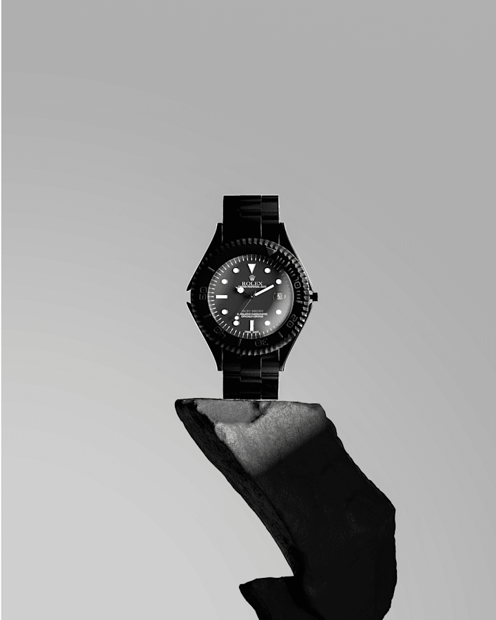 Cover image for ROLEX Yatch-Master. visualization for a rolex watch. :: Behance