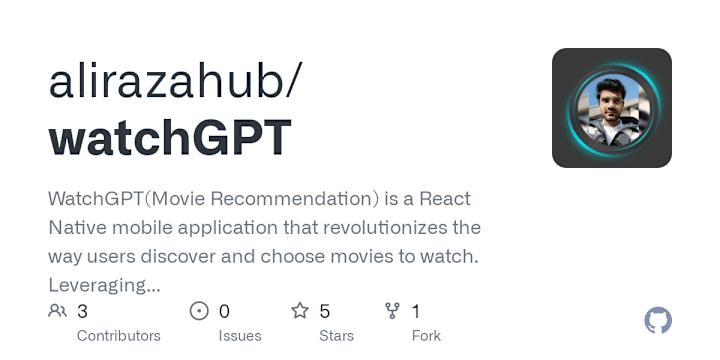 Cover image for WatchGPT Movie Recommendation 