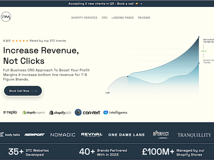 Cover image for Revenue and Scale - CRO & Development Package