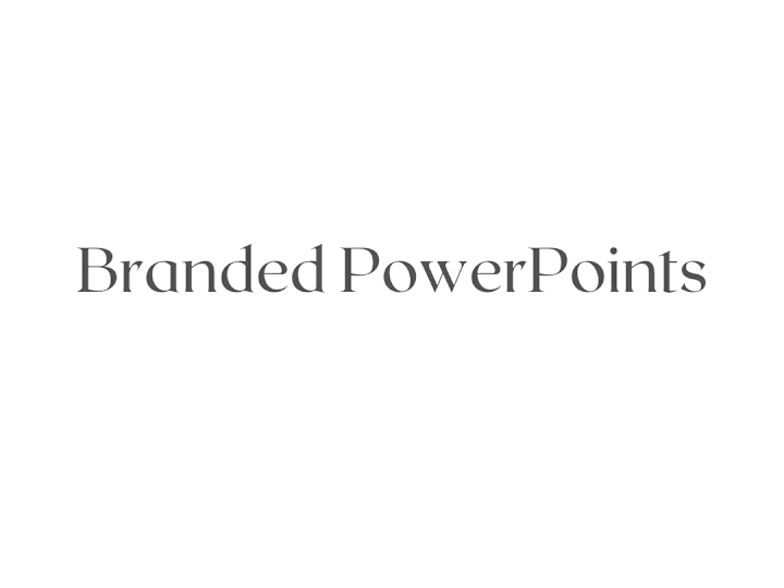 Cover image for Branded Powerpoints