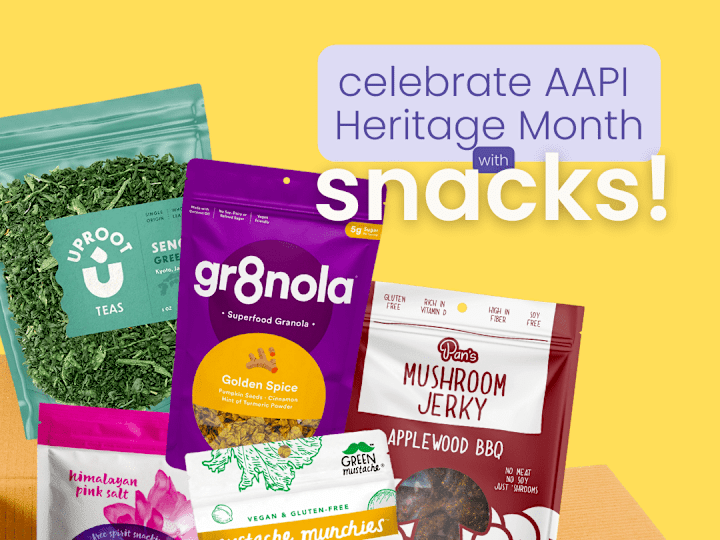 Cover image for 10 AAPI-Founded Snacks You’ll Love While Working From Home