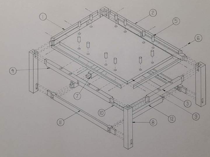 Cover image for COFFEE TABLE | MANUAL DRAFTING (BY HAND)