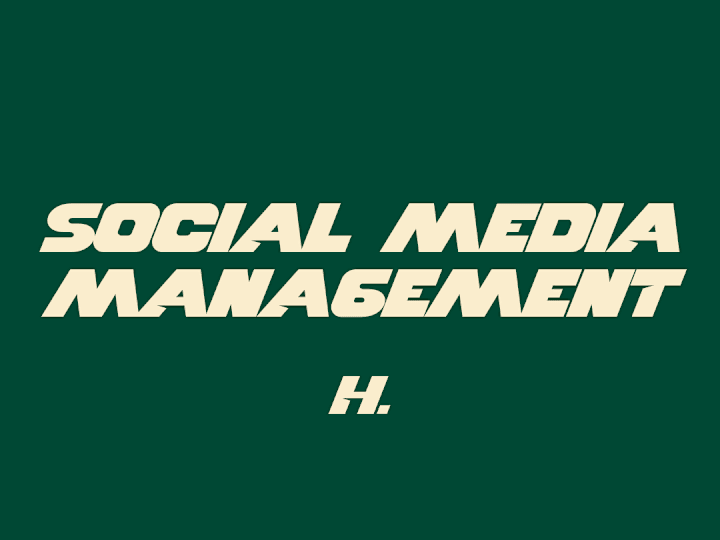 Cover image for Social Media Management 📲