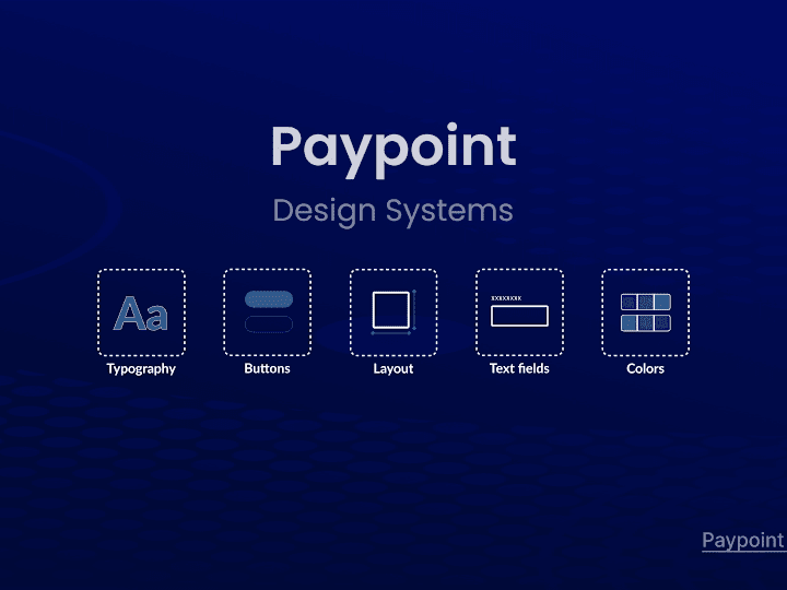 Cover image for Design system for a fin-tech company (PayPoint)