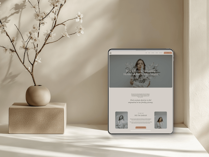Cover image for Showit website template for service providers