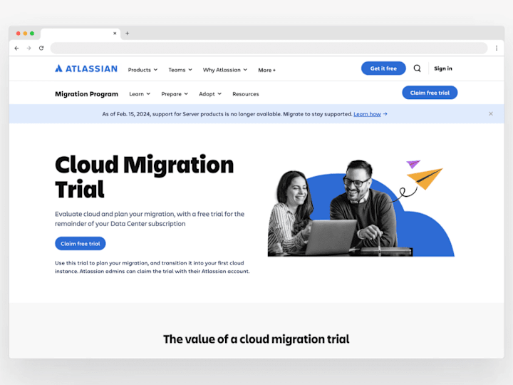 Cover image for Atlassian Cloud Migration Trial