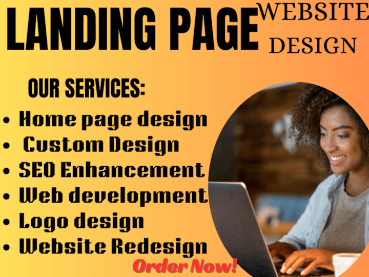 Cover image for Get a unique landing squeeze page one page website Getresponse