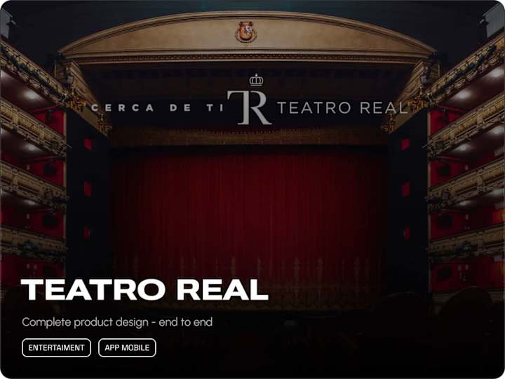 Cover image for Teatro Real Madrid - App for tickets