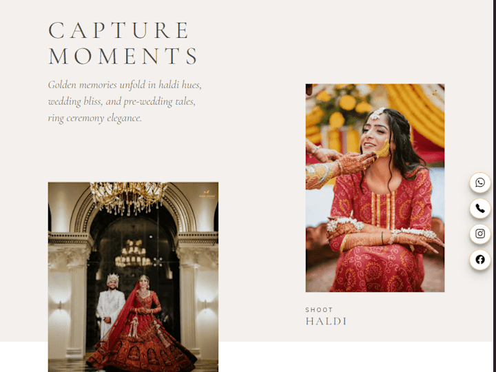 Cover image for Custom Wedding Photography Website