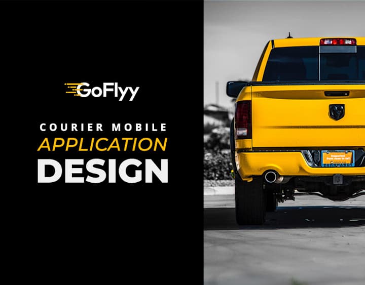 Cover image for GoFlyy - COURIER MOBILE APP UI/UX DESIGN