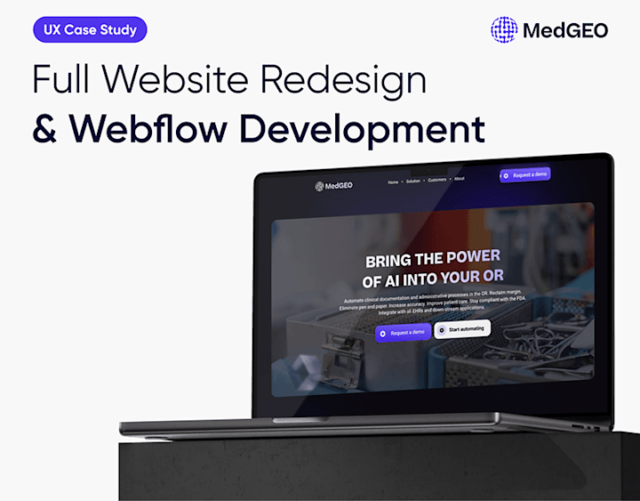 Cover image for Medgeo - Full Website Creation Case Study
