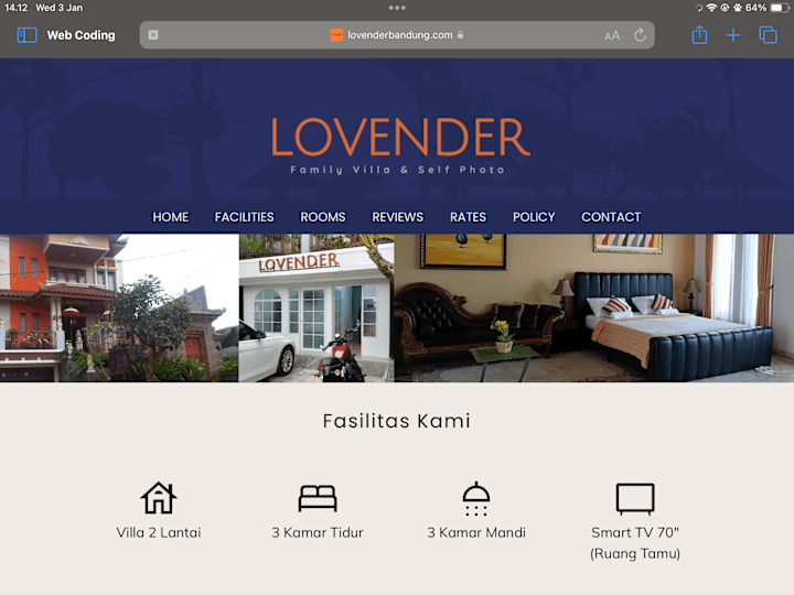 Cover image for Lovender Villa Web Design and Development