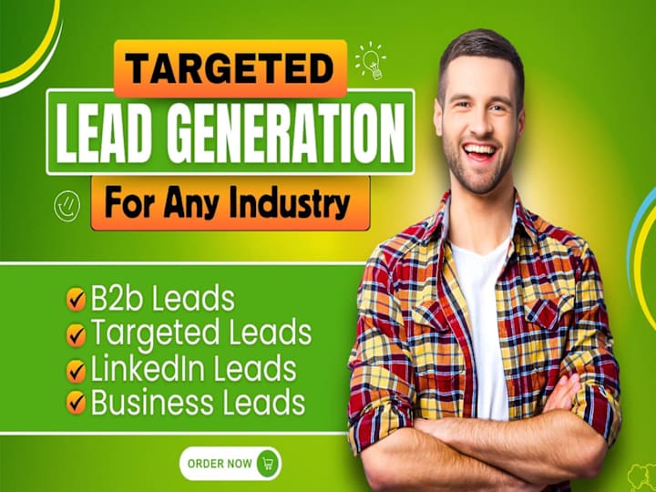 Cover image for You will get collect E commerce lead, Roofing Lead & Clean Leads