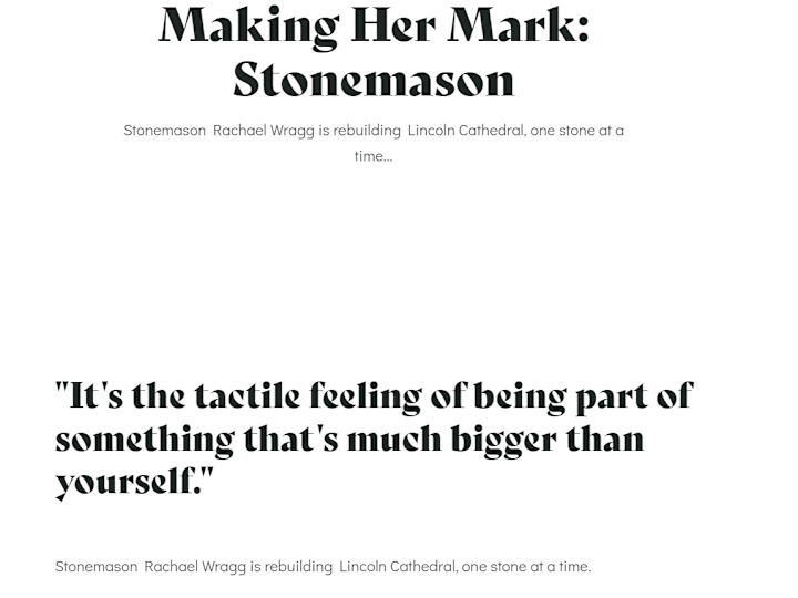 Cover image for Making Her Mark Interview Series for TaskHer