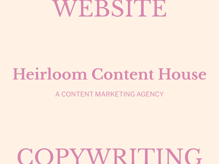 Cover image for Website Copywriting for a Content Marketer