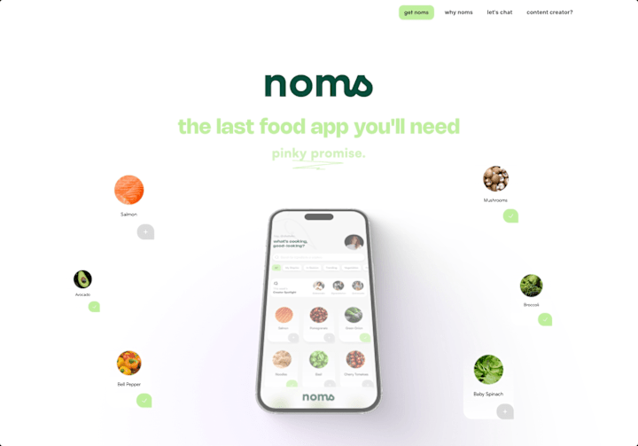 Cover image for Building Noms – The Ultimate Food App Website