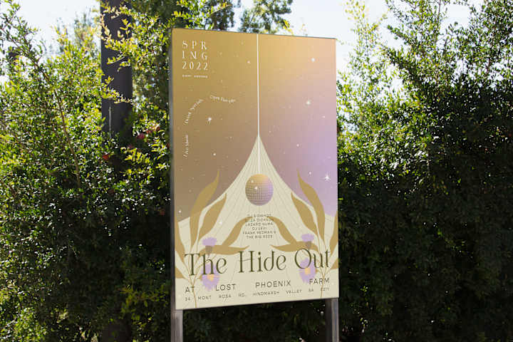 Cover image for The Hide Out – Poster Design 