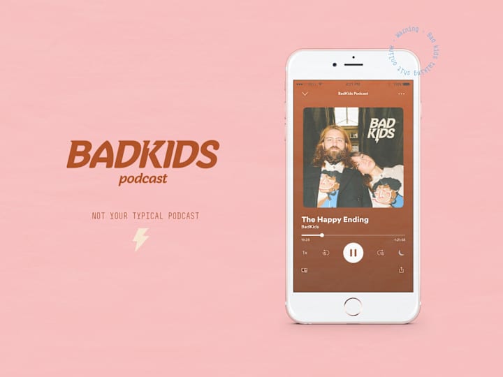 Cover image for Badkids Podcast - Brand Identity + Social Templates