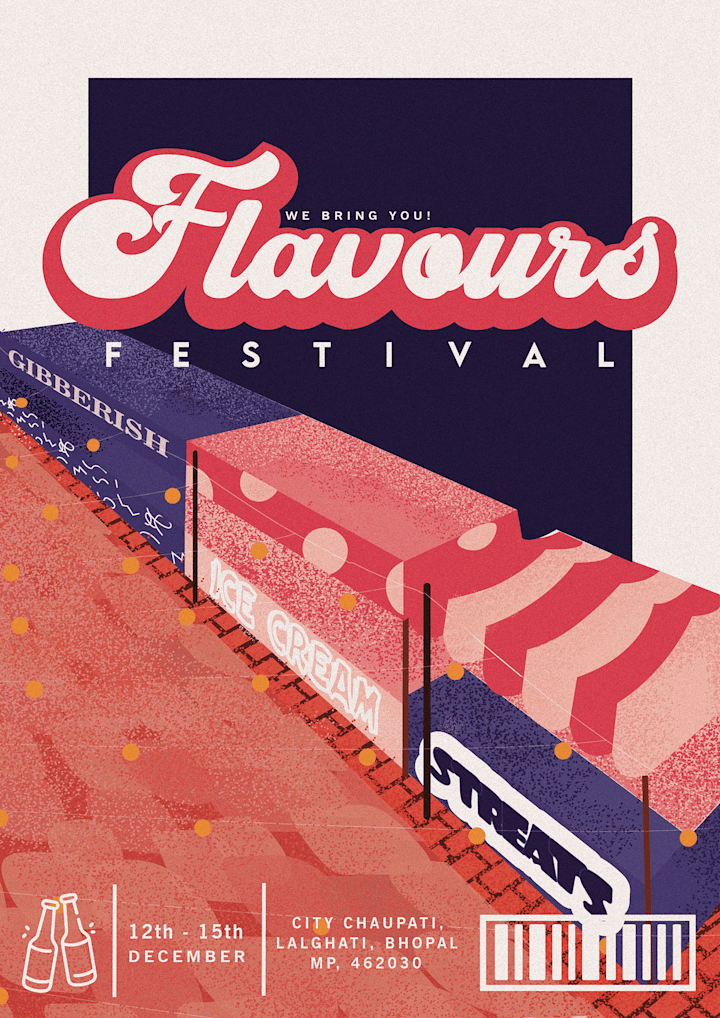 Cover image for Flavours- Illustrated Poster Design :: Behance