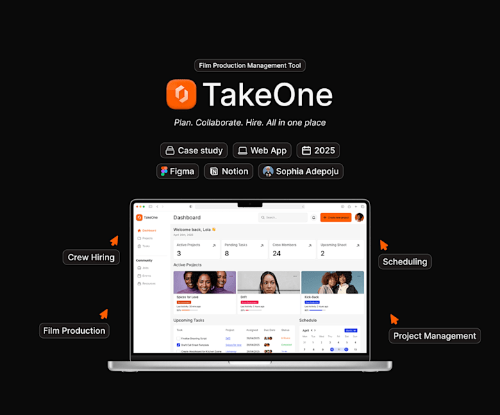 Cover image for TakeOne Web App