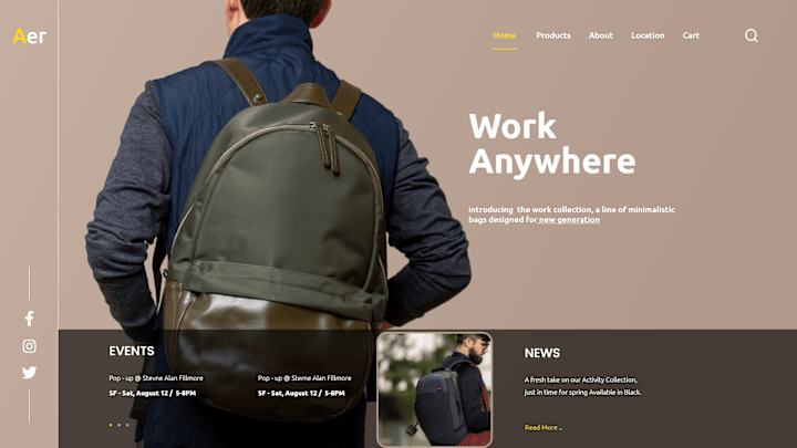Cover image for Back Bag Landing page