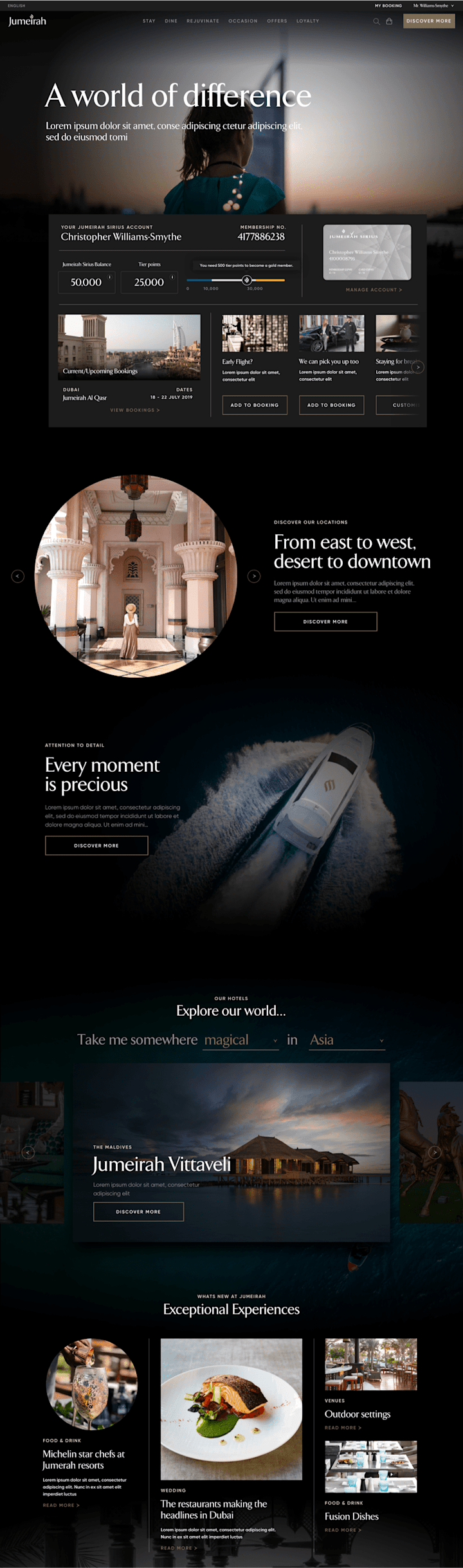 Cover image for Jumeirah Website & Loyalty