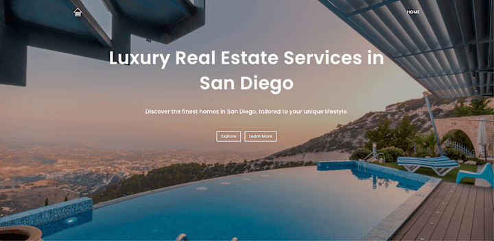 Cover image for Web Design for Real Estate Agent