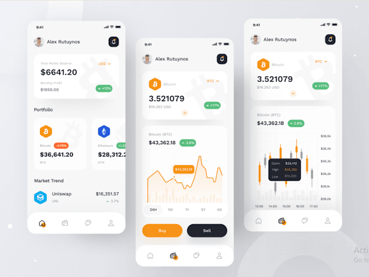 Cover image for design mobile app UI UX design, wireframe figma prototype