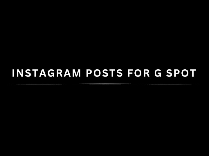 Cover image for Spec Instagram Posts for G Spot