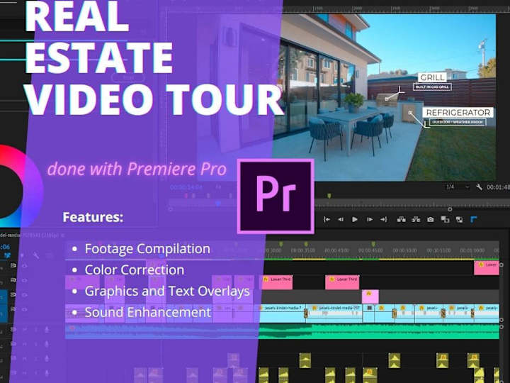 Cover image for Real Estate Property Video Tours Editing