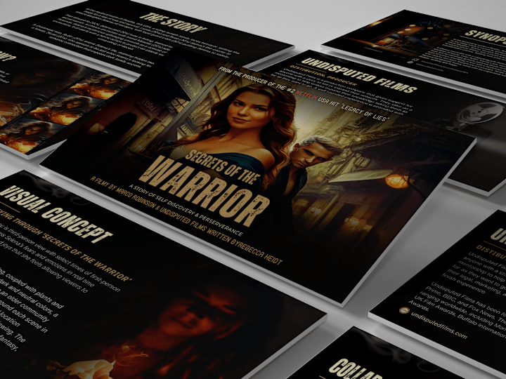 Cover image for Secrets of the Warrior film pitch deck