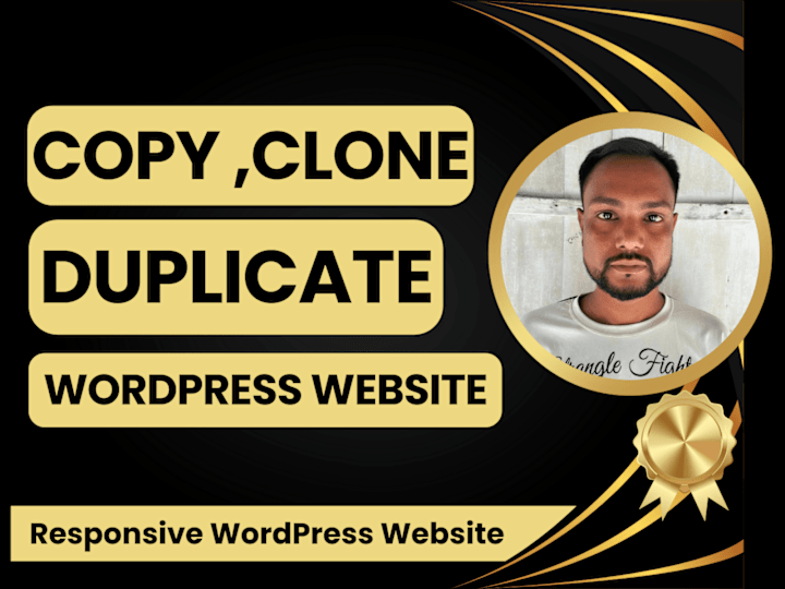 Cover image for I will copy clone website, duplicate & Revamp wordpress website
