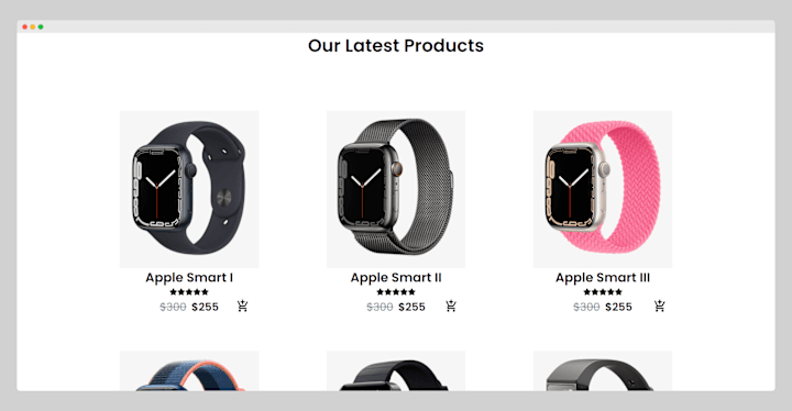 Cover image for Smart watch website