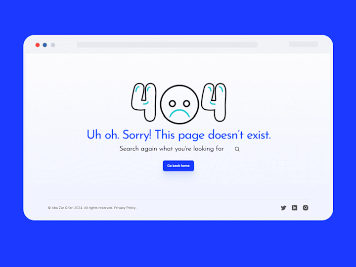 Cover image for Framer 404 Error Page Design