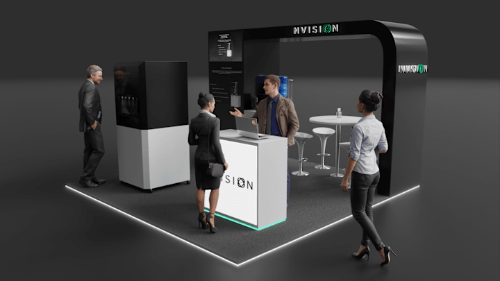 Cover image for 3D Stand design: NVISION